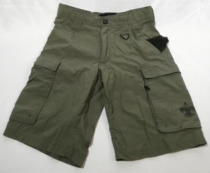 Boy Scouts of America Shorts Boys Youth Large Green Cargo Pockets Uniform BSA - Picture 1 of 6