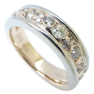 Kashikey 18K Pink Gold ring BME003 Brown Diamond 0.50ct Size 5.75-6 /294270 - Imagen 1 de 7