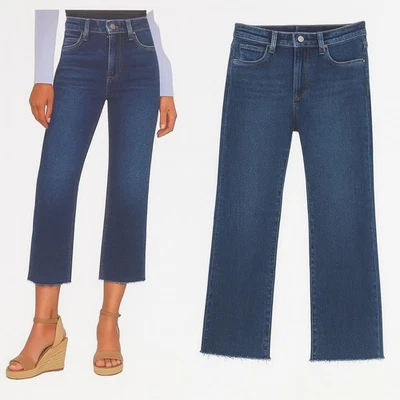 MNG Bota de Mango Jean Corto con Dobladillo Crudo Deshilachado Cintura Alta EE. UU. Talla 4 Foto 1 de 4