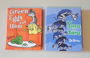 Dr. Suess grüne Eier und Schinken & Yertle die Schildkröte 2er-Pack Minibuch passt 18" Puppen - Bild 1 von 4