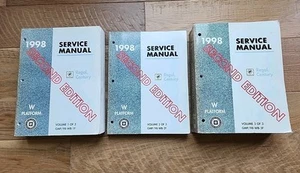 1998 Buick Regal Century Service Repair Manuals 3 Volume Set GM Second Edition - Picture 1 of 7