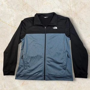 The North Face Jacket Men's Large Black Blue Full Zip Cinder Outdoors Midweight - Picture 1 of 11