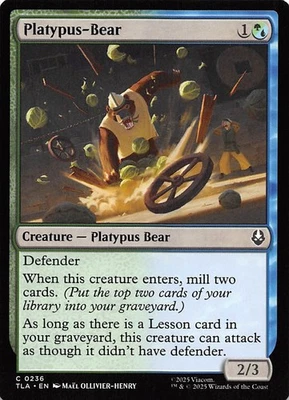 Platypus-Bear 236 Avatar The Last Airbender Magic the Gathering 001906 - Image 1 of 2