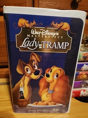 Disney Lady And The Tramp  (VHS, 1998) Walt Disney Masterpiece Collection - Image 1 of 3