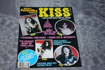 Teen Favorites Magazine presents KISS & Other Heavy Metal Bands 1978, very rare - Image 1 of 4