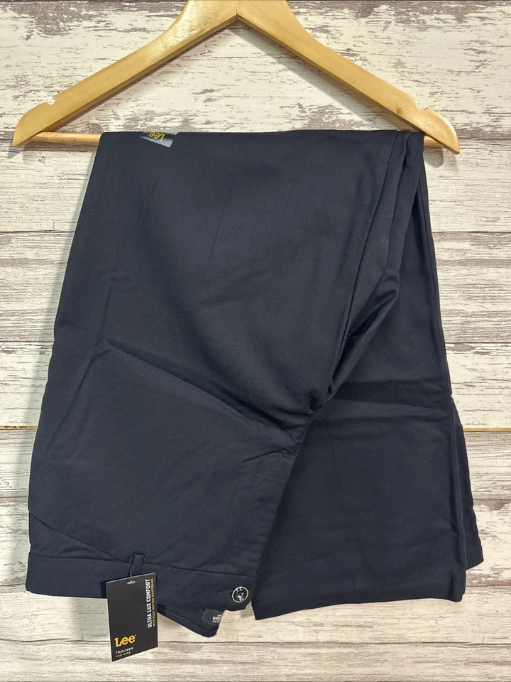 Lee Pants Womens Size 16 Regular Black Flex Motion Trouser