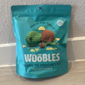Kit de ganchillo y gancho para principiantes The Woobles ~ Emilio The Turtle - Imagen 1 de 2