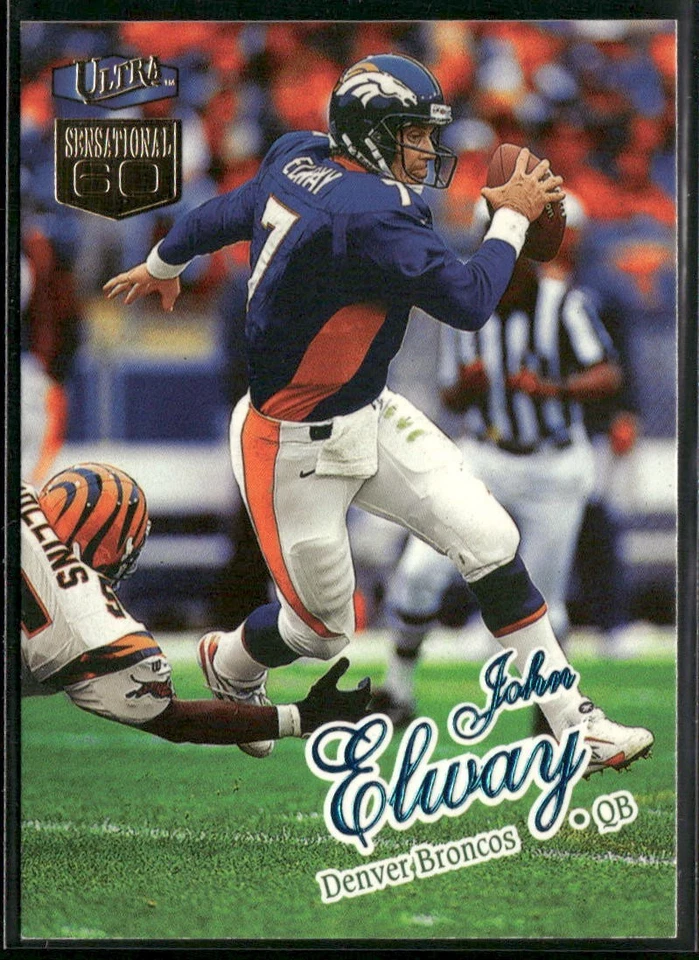 1998 Ultra #21SS John Elway Sensational Sixty - Image 1 of 2