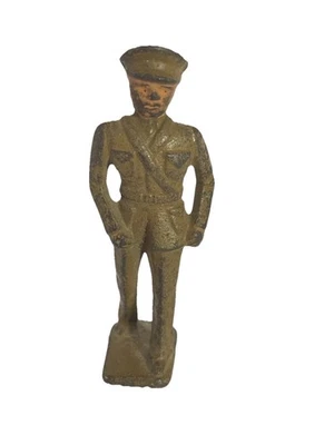 Soldier Officer WWI Cast Metal Lead Army Man Figure Barclay - Image 1 of 4