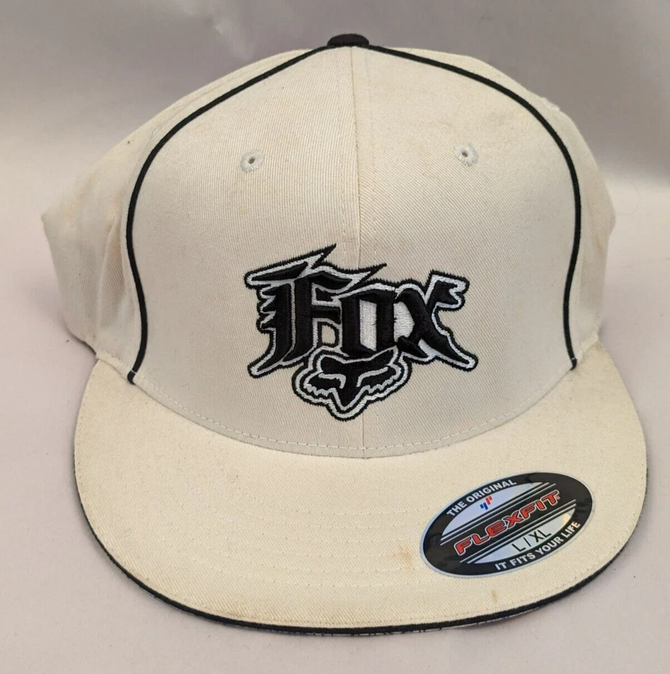Gorra Fox Foxy Riders Co Negra BLANCA Flex Fit L/XL Foto 1 de 4