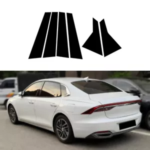 For Hyundai Azera / Grandeur(IG)2018-2021 Glossy Black Door Pillar Posts Cover - Picture 1 of 17