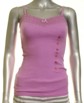 Jenni Intimates Pijama Salón Camiseta sin Mangas Encaje Rosa Correa Ajustable Encaje SX NUEVO CON ETIQUETAS Foto 1 de 4