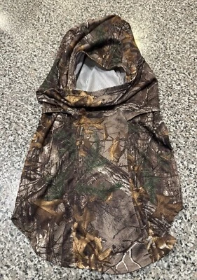 Scent Away Silver Camo Realtree Xtra Lightweight Hooded Face Mask One Size Fit - Image 1 of 4