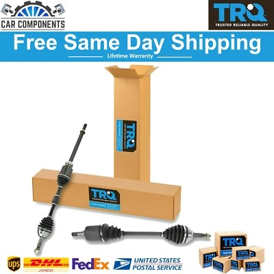 TRQ Novo Par de Conjunto de Eixo Frontal CV Para 2007-2015 Nissan Altima Rogue L4 - Imagem 1 de 4