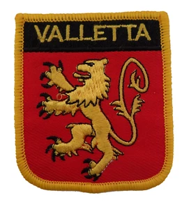 Valletta Malta Shield Embroidered Patch - Picture 1 of 3