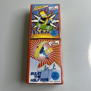 2 Pack of The Simpsons Mini Puzzles Vintage Bart Skating 50 Pieces Each - Picture 1 of 7