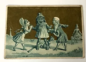 # H3792 TARJETA VICTORIANA, GENTE - Imagen 1 de 2