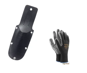 Leder Messertasche Teppichmesser Dachdecker Zimmermann Zunft inkl Handschuhe - Bild 1 von 1