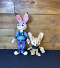 Disney Store Zootopia Officer Judy Hopps 15" and Finnick the Fox 10" Plush