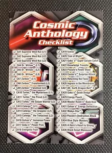 Physical Attack Table Fusion Saga 2003 Score Dragon Ball Z DBZ TCG Checklist - Picture 1 of 3