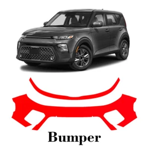 Front bumper PreCut PPF Paint Protection Film For KIA Soul 2020-2022 - Picture 1 of 7