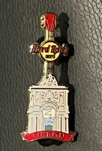HARD ROCK CAFE Pin Insignia LISBOA Guitarra Plaza - Imagen 1 de 2