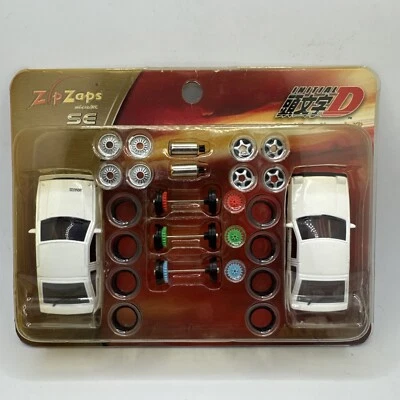INITIAL D Zip Zaps Micro RC Cars SE Special Edition Tuner Upgrade Kit White NIB - Image 1 of 4