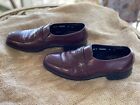 Florsheim Loafers Slip On Burgundy Brown 8 D 33472 Leather Mens 