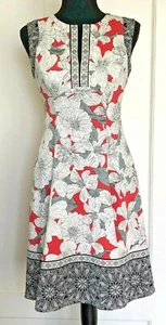 Adorne Fit & Flare Stitch & Fix Dress Size 0 Multicolored Floral Sleeveless NWT - Picture 1 of 12