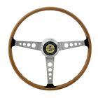 New! 1965 - 1973 Ford MUSTANG Shelby GT350 Woodgrain Steering Wheel with Center 