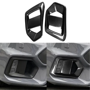 Real Carbon Fiber Front Fog Light Foglight Cover Bezel for Ford Focus RS 2016-18 - Bild 1 von 16