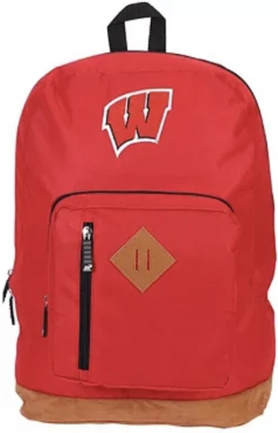 The Northwest Company Wisconsin Badgers Playbook Backpack School Laptop BookBag Cover