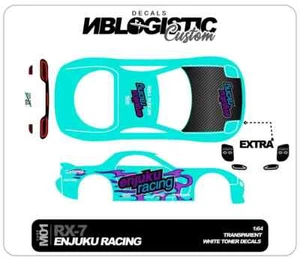 MAZDA '95 RX-7 Custom WaterSlide Aufkleber für HW 1/64 Maßstab 02 - Bild 1 von 1