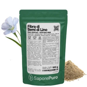 Fibra di semi di Lino 100gr - Addensante Naturale - Sostituto "E" Clean Label - - Foto 1 di 1