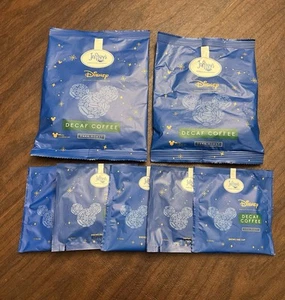 Joffrey's Disney Decaf Dark Roast Ground Coffee Lot Of 2 Bags + 5 Cup Packs - Picture 1 of 8