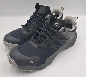 Mens Size 9 Oboz Katabatic Low B-Dry Waterproof Hiking Shoes Black Sea GOOD - Picture 1 of 6