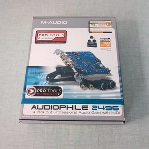 M-Audio 2496 4-in/4-out professionelle audiophile Soundkarte verpackt mit Software - Bild 1 von 6