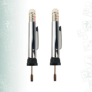 2 Pcs Tire Tread Thickness Measuring Ruler Depth Gauge Car Meter - Picture 1 of 11