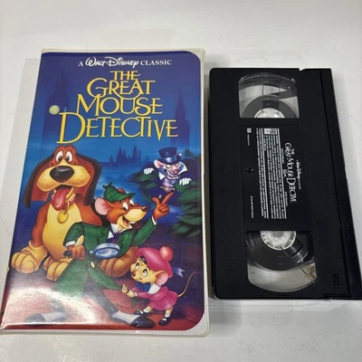 The Great Mouse Detective VHS 1992 Clamshell Walt Disney Classic Animation - Image 1 of 2