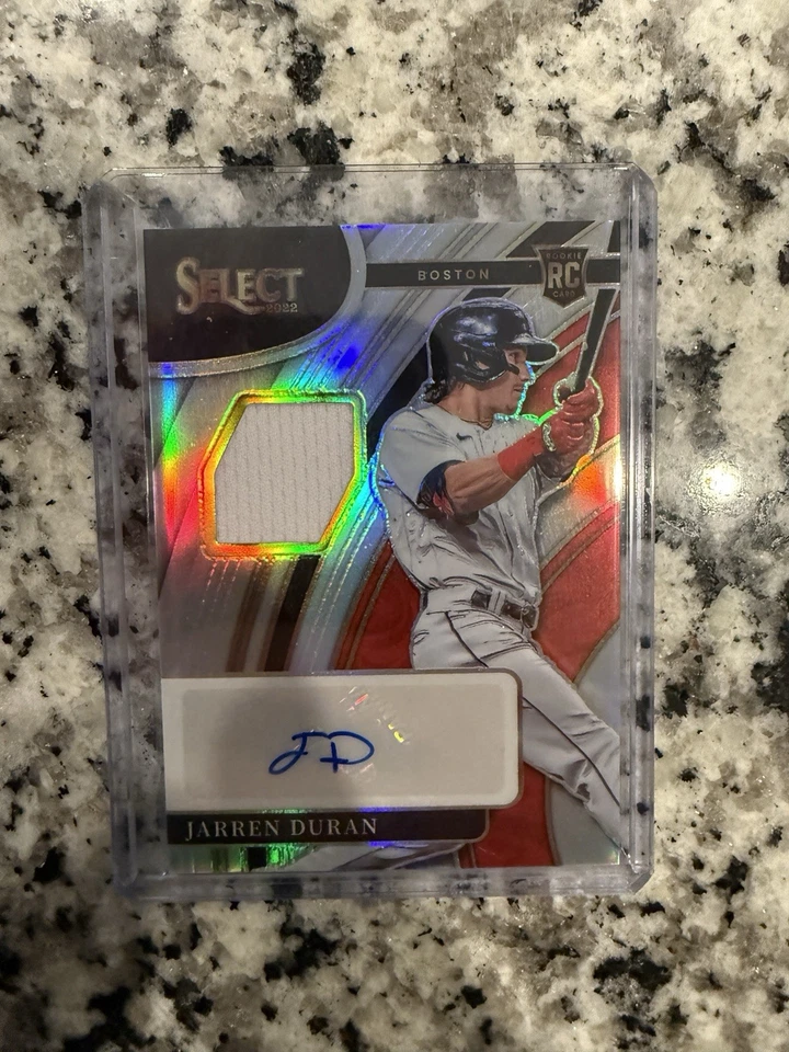 2022 Panini Select - Rookie Jersey Autographs Jarren Duran #RJA-JD Holo Prizm... - Image 1 of 2