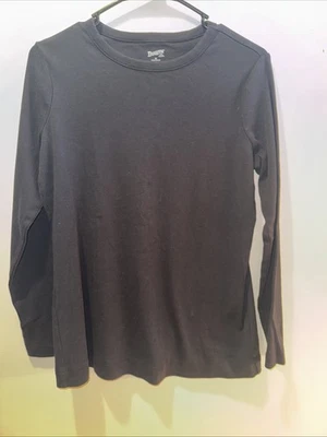 Duluth Women's Longtail T Long Sleeve Crew Shirt Black Pullover Medium - Image 1 of 4