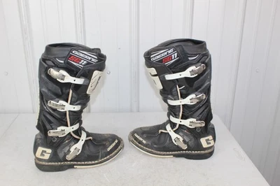 Botas de Motocross Gaerne SG 11 Negras EE. UU. Para Hombre Talla 9 Suelas Usadas Foto 1 de 4