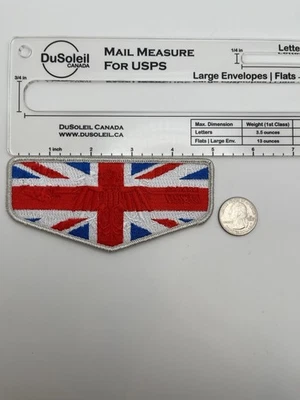 Boy Scout OA Black Eagle Lodge 482 United Kingdom UK Flap Transatlantic Council - Image 1 of 2