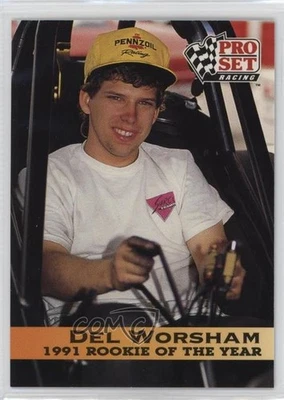 1992 Pro Set NHRA Del Worsham #34 Rookie RC - Image 1 of 2