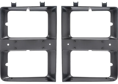 83-84 Chevy C10 Truck LH y RH Argent biseles de faros dobles (par) Foto 1 de 4