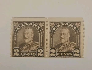 Canada Scott 182 King George V Arch\Leaf Issue 1931 F MH Coil Pair - Picture 1 of 1