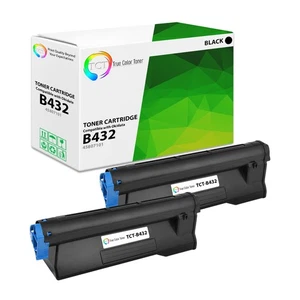 2Pk TCT 45807101 Oki B432dn B512dn MB492 MB562w Compatible Toner Cartridge - Picture 1 of 6