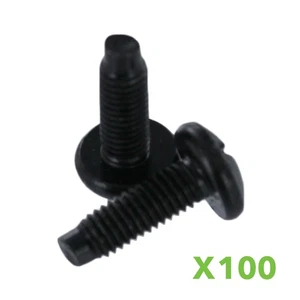 100 pack Server Rack Screws 3/8" Pan Phillips 10-32 Stainless Steel 19" Rack - Picture 1 of 2