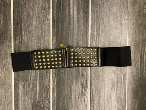 Vintage gold schwarz Nieten Boho Hippie Western rustikal Reißverschluss Basto Designer - Bild 1 von 5