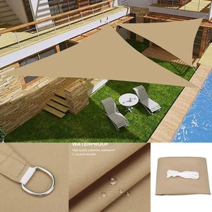 Toldo triangular de vela de sombra para el sol para el refugio solar del... - Imagen 1 de 12
